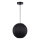Hanglamp DANA met snoer 1xE27/15W/230V Ø 25 cm zwart