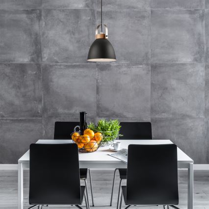 Hanglamp aan kabel DANIELLE 1xE27/60W/230V beuken