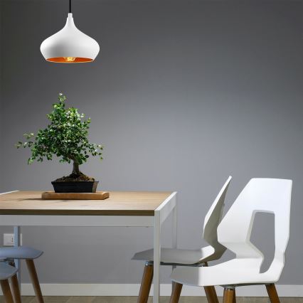 Hanglamp DODO 1xE27/40W/230V wit