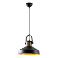 Hanglamp DODO 1xE27/40W/230V zwart/bronze