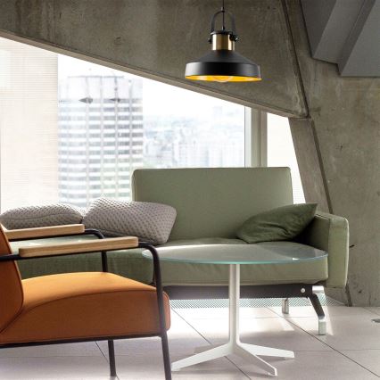 Hanglamp DODO 1xE27/40W/230V zwart/bronze
