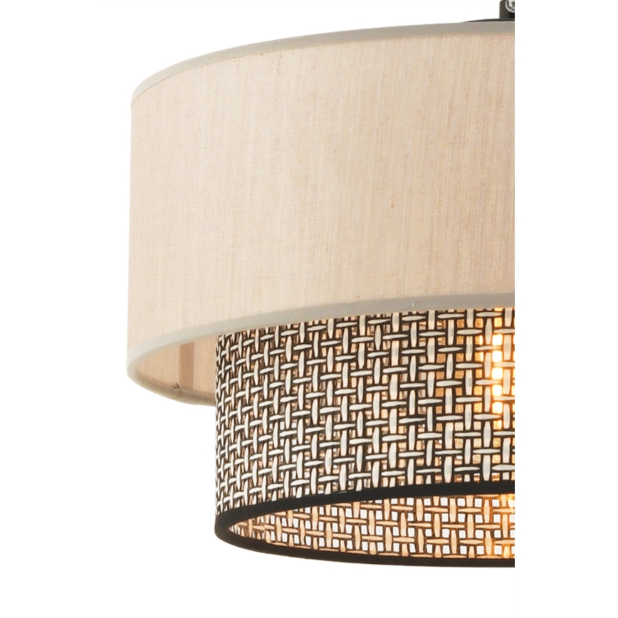 Hanglamp ECHO 1xE27/60W/230V beige/grijs