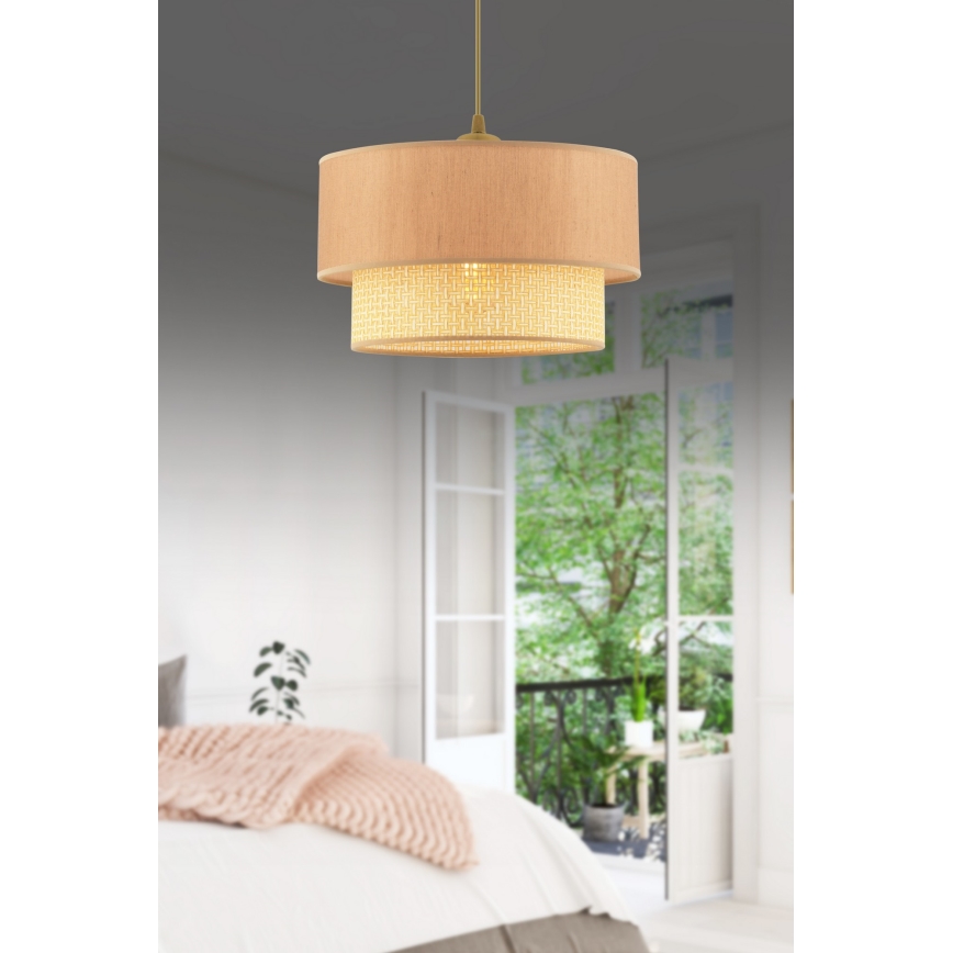 Hanglamp ECHO 1xE27/60W/230V beige