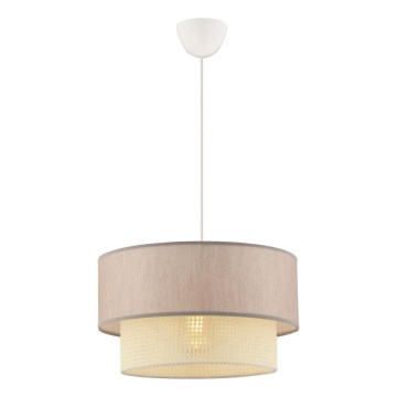 Hanglamp ECHO 1xE27/60W/230V beige/roomkleur