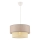 Hanglamp ECHO 1xE27/60W/230V beige/roomkleur