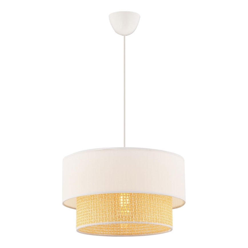 Hanglamp ECHO 1xE27/60W/230V crème/beige