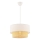 Hanglamp ECHO 1xE27/60W/230V crème/beige