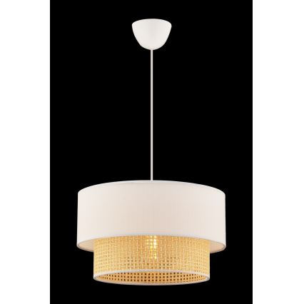 Hanglamp ECHO 1xE27/60W/230V crème/beige