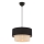 Hanglamp ECHO 1xE27/60W/230V zwart/crème