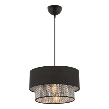 Hanglamp ECHO 1xE27/60W/230V zwart/grijs