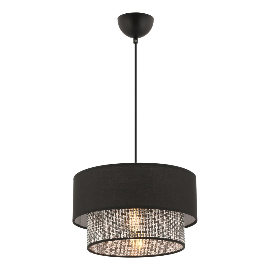 Hanglamp ECHO 1xE27/60W/230V zwart/grijs