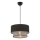 Hanglamp ECHO 1xE27/60W/230V zwart/grijs