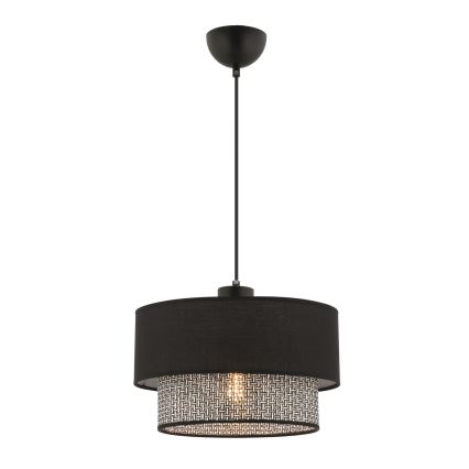 Hanglamp ECHO 1xE27/60W/230V zwart/grijs