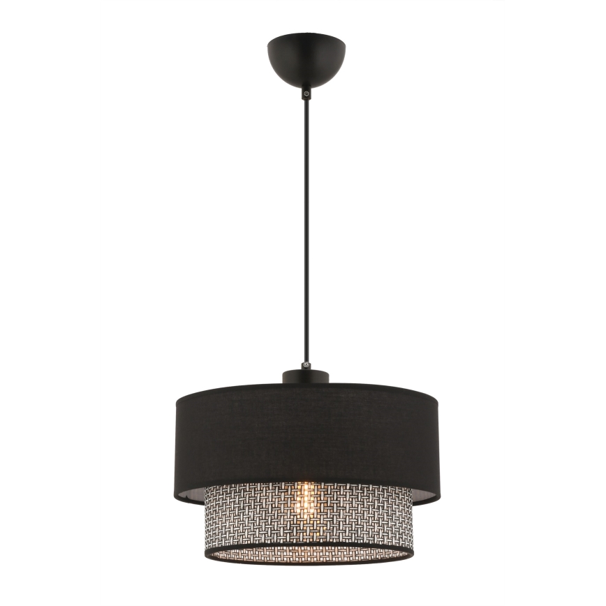 Hanglamp ECHO 1xE27/60W/230V zwart/grijs