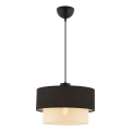 Hanglamp ECHO 1xE27/60W/230V zwart/roomkleur
