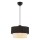 Hanglamp ECHO 1xE27/60W/230V zwart/roomkleur
