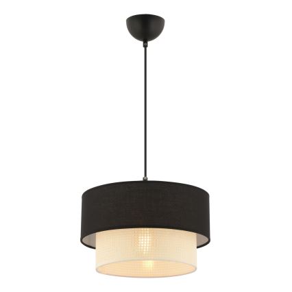 Hanglamp ECHO 1xE27/60W/230V zwart/roomkleur