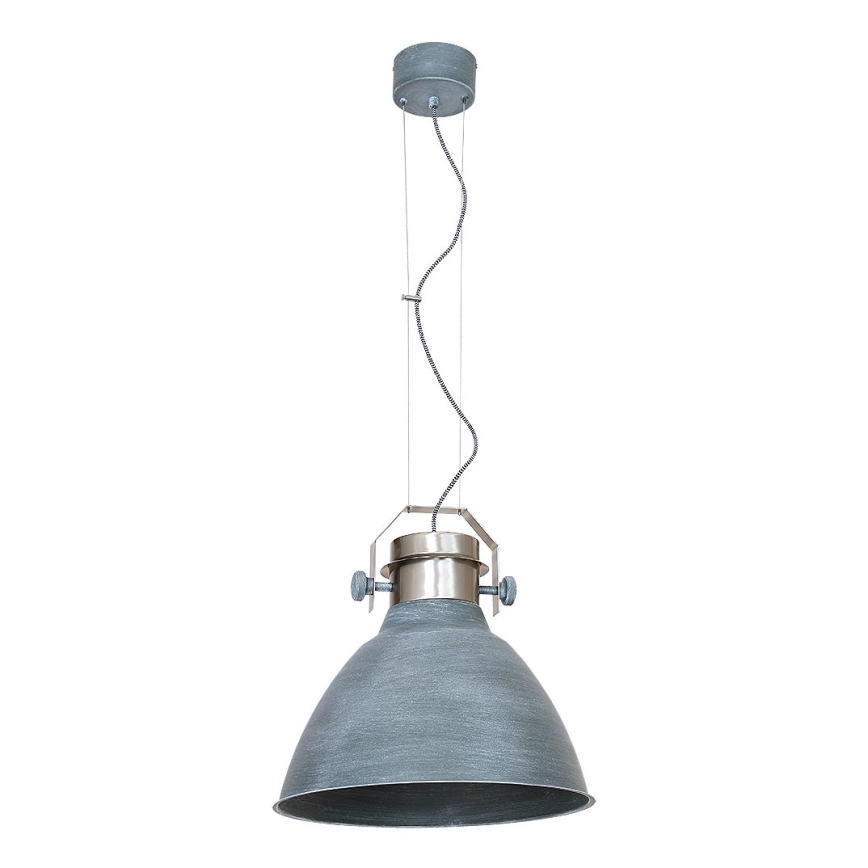 Hanglamp EDGAR 1 1xE27/60W beton nikkel