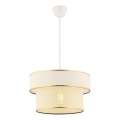 Hanglamp ERO 1xE27/60W/230V crème/goud