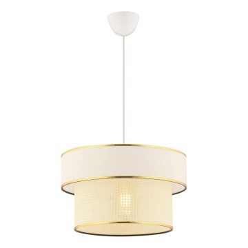 Hanglamp ERO 1xE27/60W/230V crème/goud