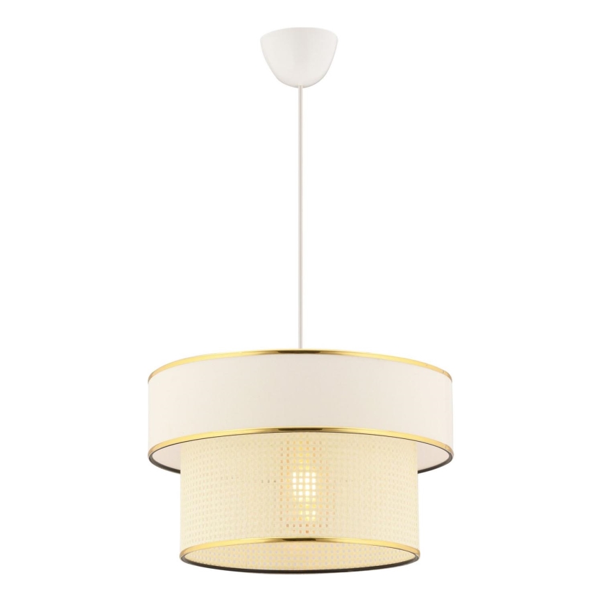 Hanglamp ERO 1xE27/60W/230V crème/goud