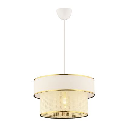 Hanglamp ERO 1xE27/60W/230V crème/goud