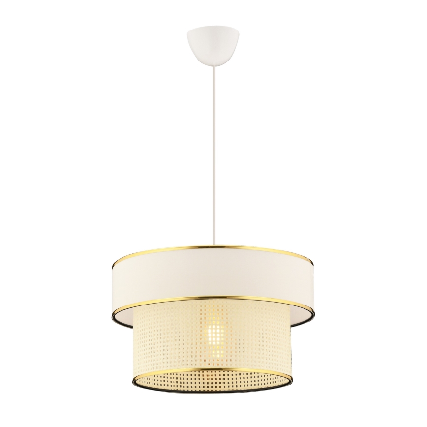 Hanglamp ERO 1xE27/60W/230V crème/goud