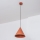 Hanglamp ETNA II aan kabel 1xE27/15W/230V Ø 18,5 cm oranje