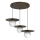 Hanglamp FLAT aan kabel, 3xE27/15W/230V, bruin