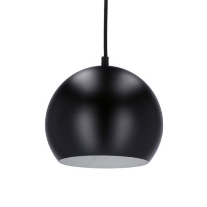 Hanglamp aan kabel FLEN 1xE27/40W/230V Ø 20 cm zwart