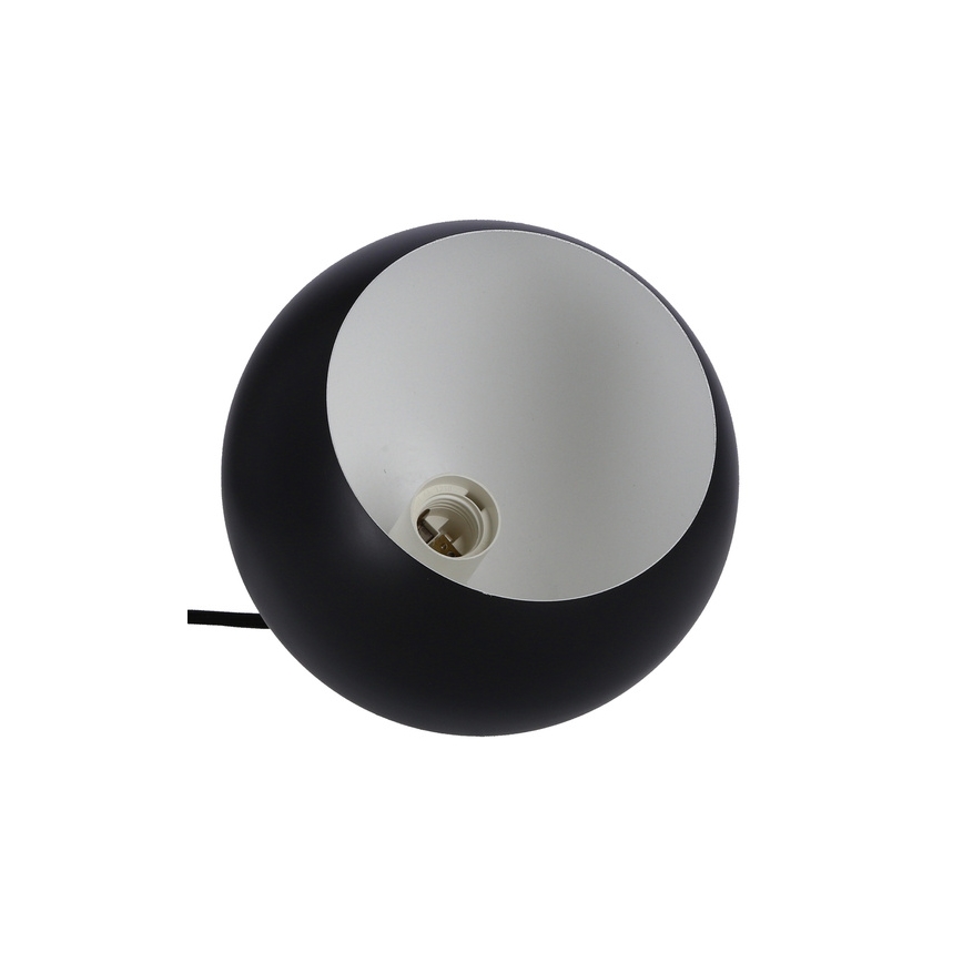 Hanglamp aan kabel FLEN 1xE27/40W/230V Ø 20 cm zwart