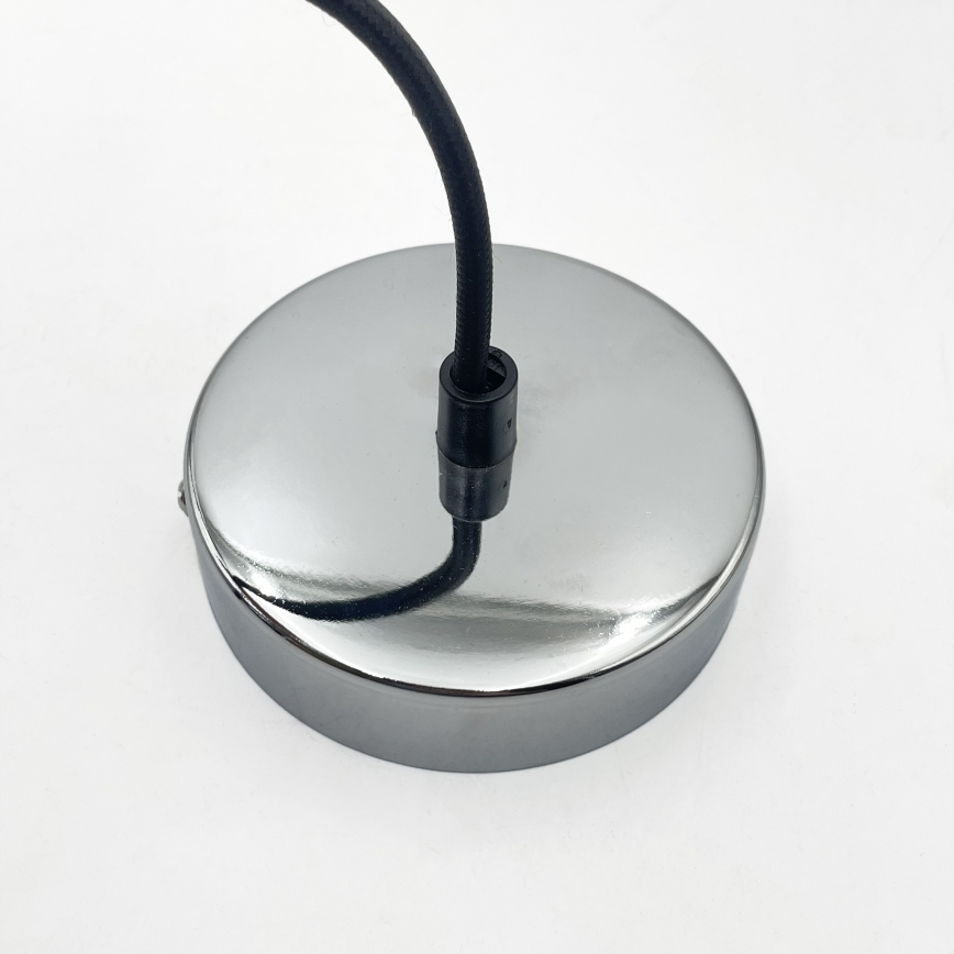 Hanglamp FLO aan kabel 1xE27/15W/230V glanzend chroom/helder
