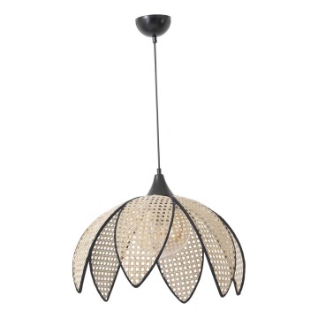 Hanglamp FUME 1xE27/40W/230V diameter 40 cm zwart/beige