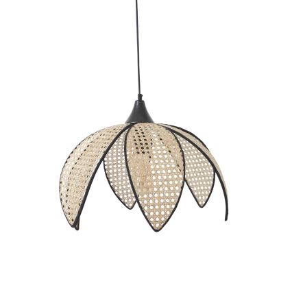 Hanglamp FUME 1xE27/40W/230V diameter 40 cm zwart/beige