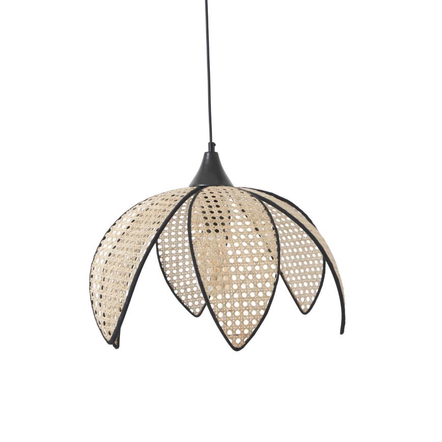 Hanglamp FUME 1xE27/40W/230V diameter 40 cm zwart/beige