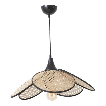 Hanglamp FUME 1xE27/40W/230V diameter 45 cm zwart/beige