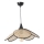 Hanglamp FUME 1xE27/40W/230V diameter 45 cm zwart/beige