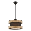 HANGlamp HALO 1xE27/60W/230V bruin/beige
