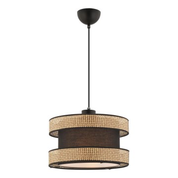 HANGlamp HALO 1xE27/60W/230V bruin/beige