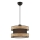 HANGlamp HALO 1xE27/60W/230V bruin/beige