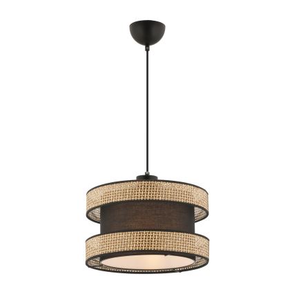 HANGlamp HALO 1xE27/60W/230V bruin/beige