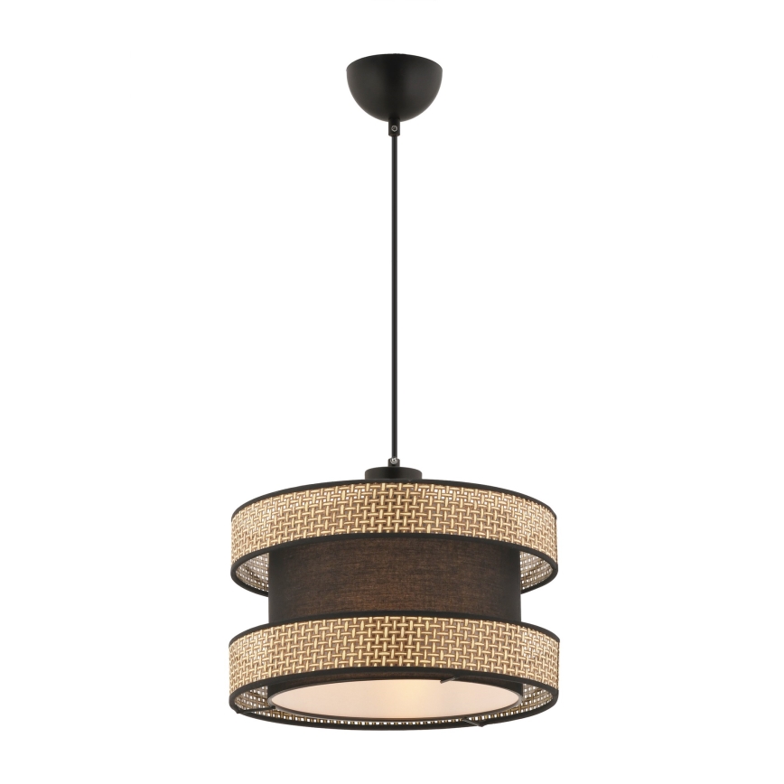 HANGlamp HALO 1xE27/60W/230V bruin/beige