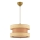 Hanglamp HALO 1xE27/60W/230V bruin/beige