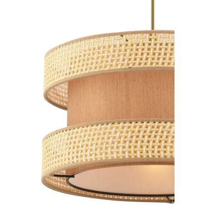 Hanglamp HALO 1xE27/60W/230V bruin/beige