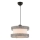Hanglamp HALO 1xE27/60W/230V crème/grijs