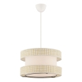 Hanglamp HALO 1xE27/60W/230V crème