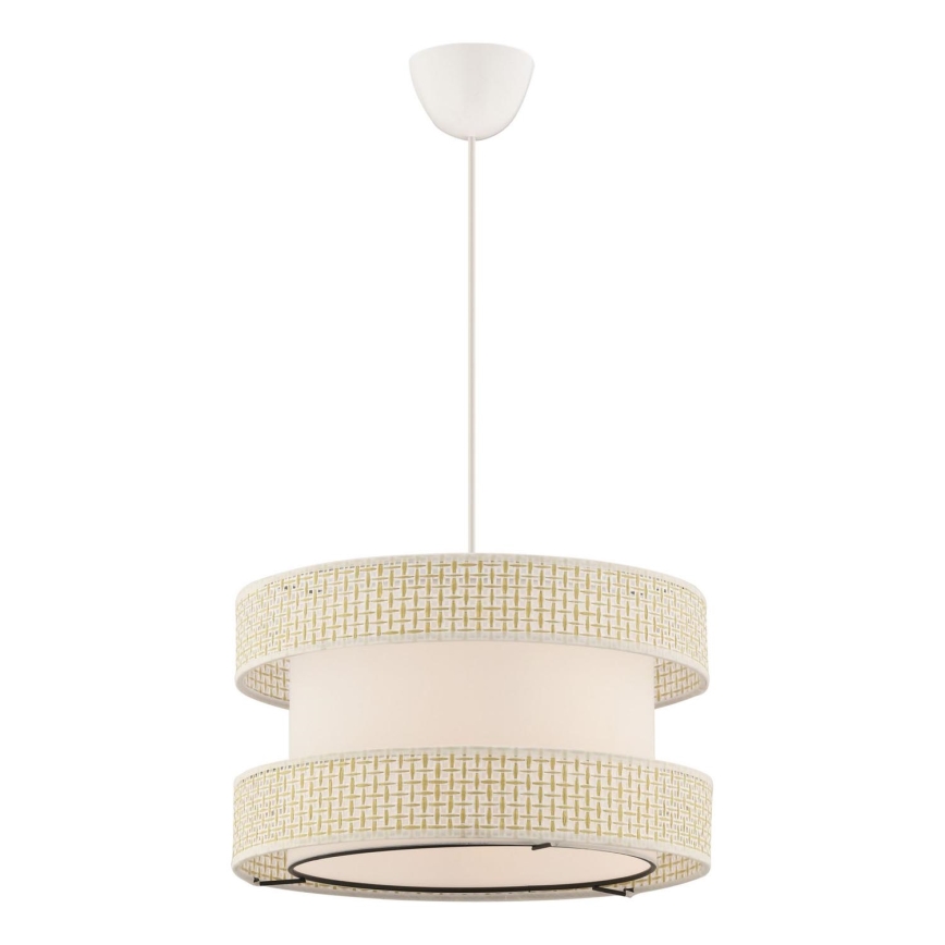 Hanglamp HALO 1xE27/60W/230V crème