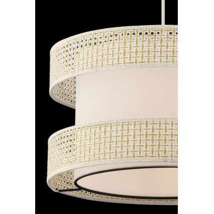 Hanglamp HALO 1xE27/60W/230V crème