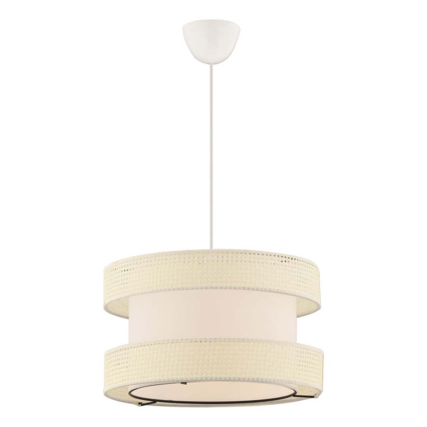 Hanglamp HALO 1xE27/60W/230V crème
