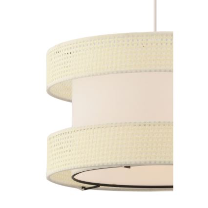 Hanglamp HALO 1xE27/60W/230V crème
